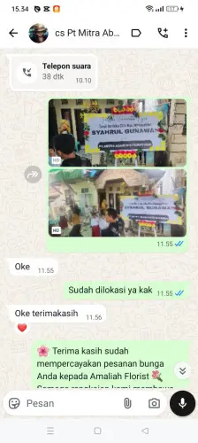 Testimonial Papan Bunga bungurcopong